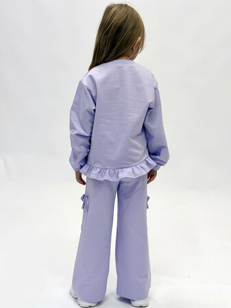 Костюм (свитшот, брюки) (вид 2) Костюм (свитшот, брюки) (фото, вид 2)