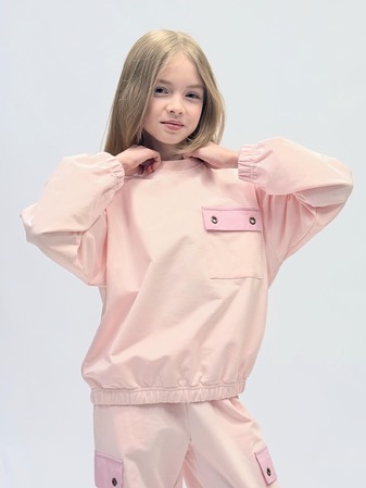 Костюм (свитшот, брюки) (вид 2) Костюм (свитшот, брюки) (фото, вид 2)