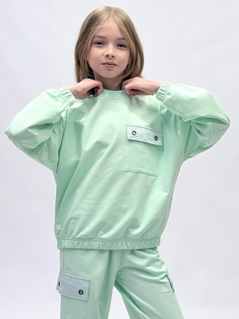 Костюм (свитшот, брюки) (вид 4) Костюм (свитшот, брюки) (фото, вид 4)