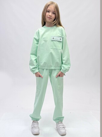 Костюм (свитшот, брюки) (вид 6) Костюм (свитшот, брюки) (фото, вид 6)