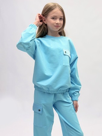 Костюм (свитшот, брюки) (вид 4) Костюм (свитшот, брюки) (фото, вид 4)